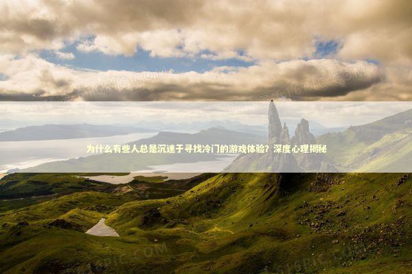 为什么有些人总是沉迷于寻找冷门的游戏体验?深度心理揭秘 为什么有些人总是沉迷于寻找冷门的游戏体验?深度心理揭秘 游戏攻略