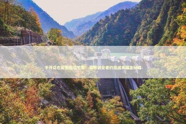不开店也能做服装生意：草根创业者的低成本掘金秘籍